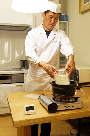 おいしいお米炊き方教室